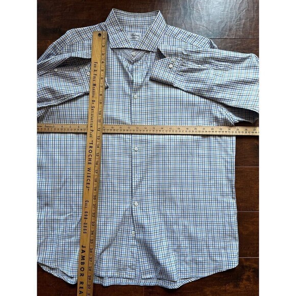 Stenstroms Fitted Body Two Fold Super Cotton Button Down Dress Shirt 19 48 - Picture 5 of 9